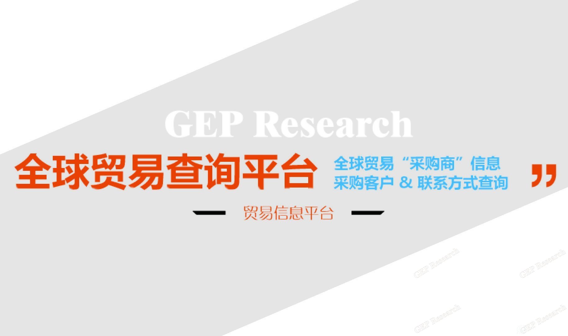 GEP Research全球進(jìn)出口貿(mào)易平臺(tái)